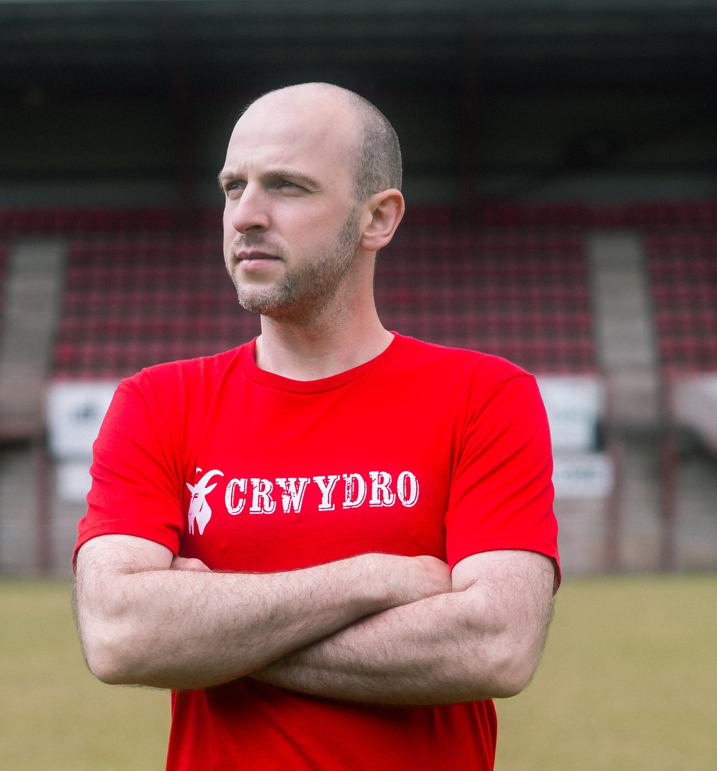 Red "Crwydro" : "Wanderer" T Shirt