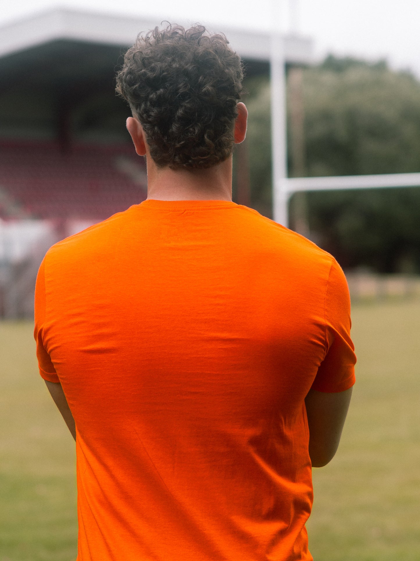 Orange Original Embroidered T Shirt