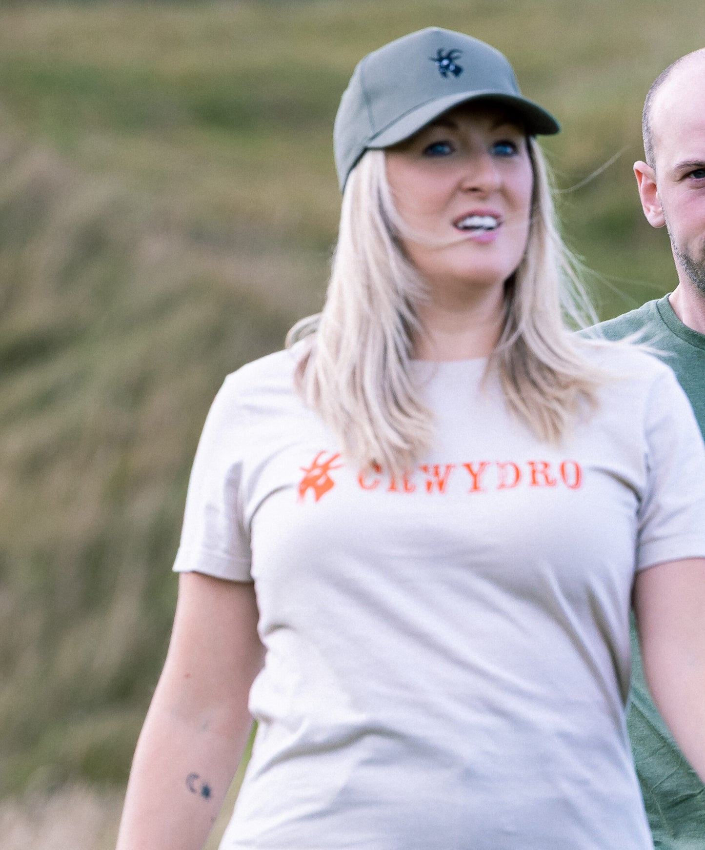 Ladies Sand "Crwydro" : "Wanderer" T Shirt