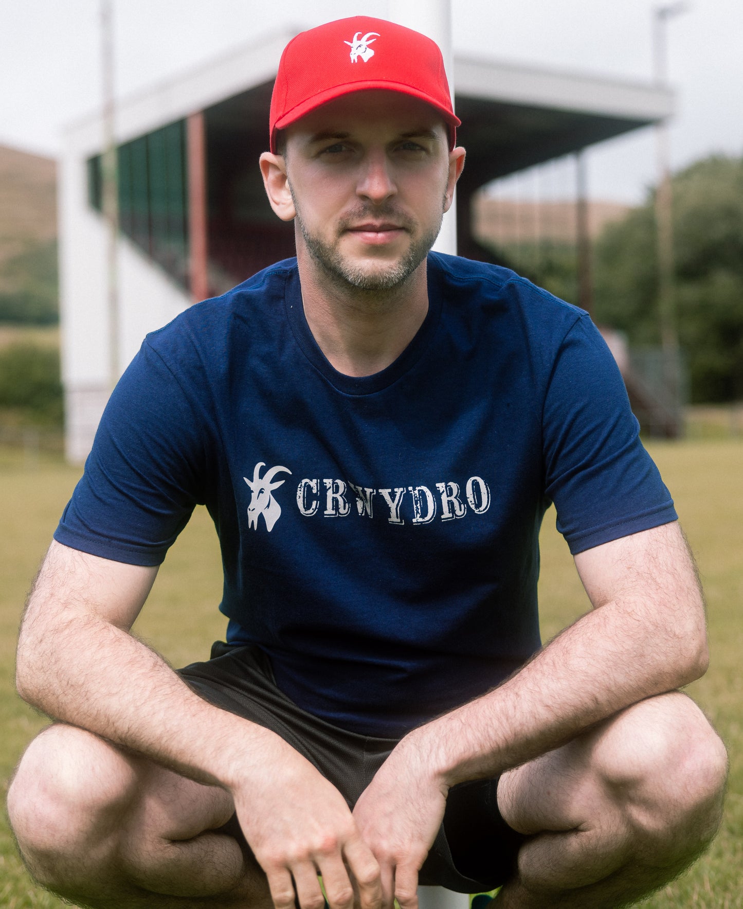 Navy "Crwydro" : "Wanderer" T Shirt