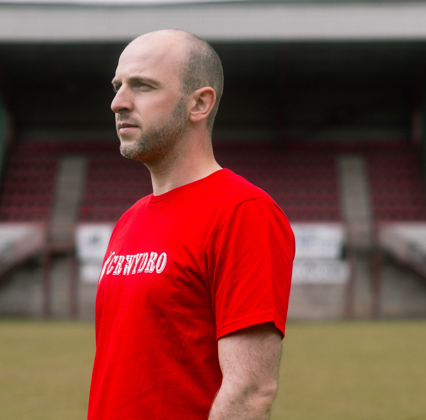 Red "Crwydro" : "Wanderer" T Shirt