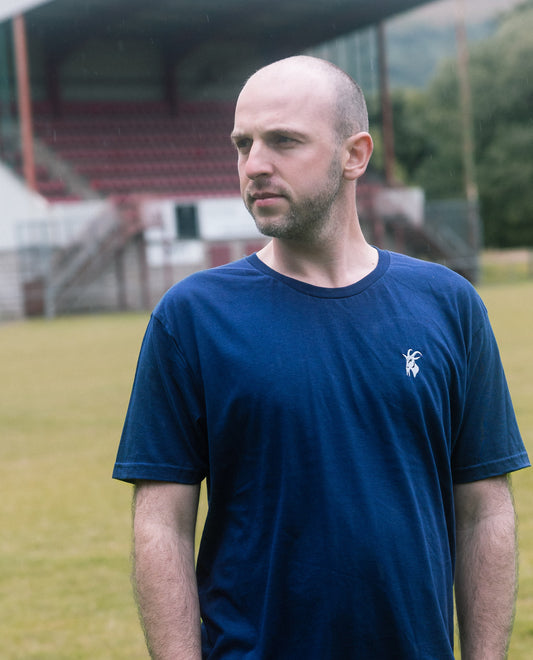 Navy Original Embroidered T Shirt