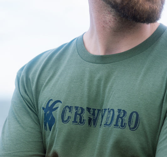 Green "Crwydro" : "Wanderer" T Shirt