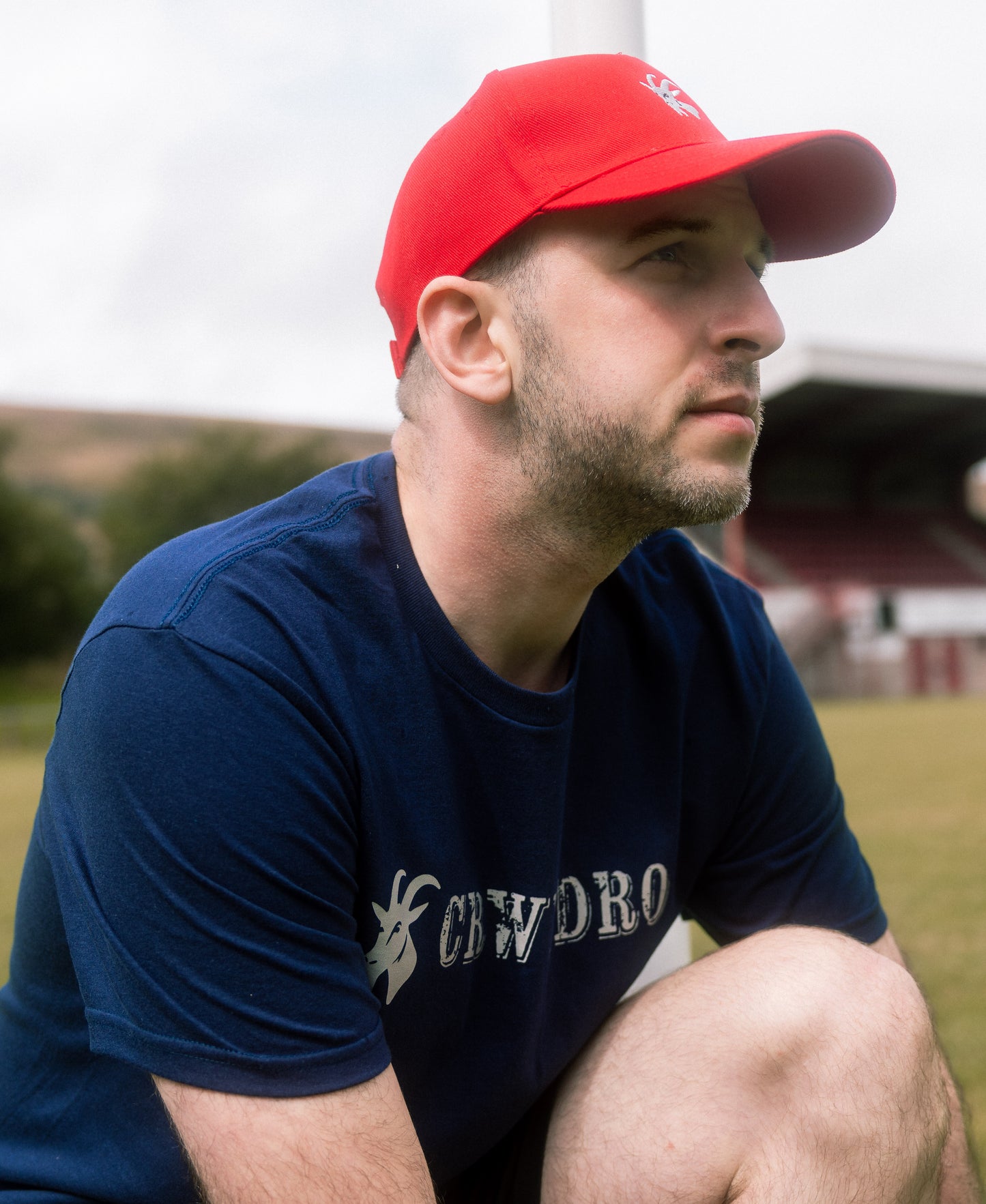 Navy "Crwydro" : "Wanderer" T Shirt