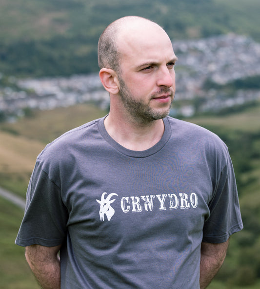 Charcoal "Crwydro" : "Wanderer" T Shirt