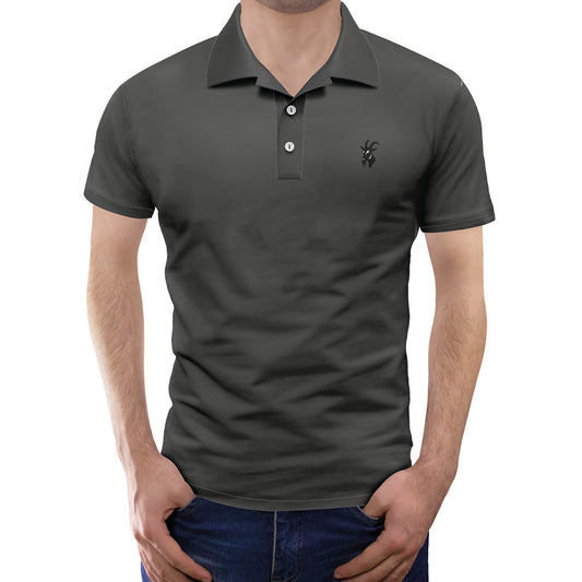 Charcoal Embroidered Original Polo