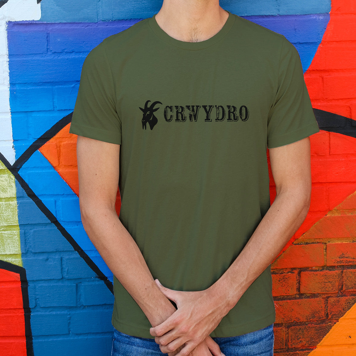 Green "Crwydro" : "Wanderer" T Shirt