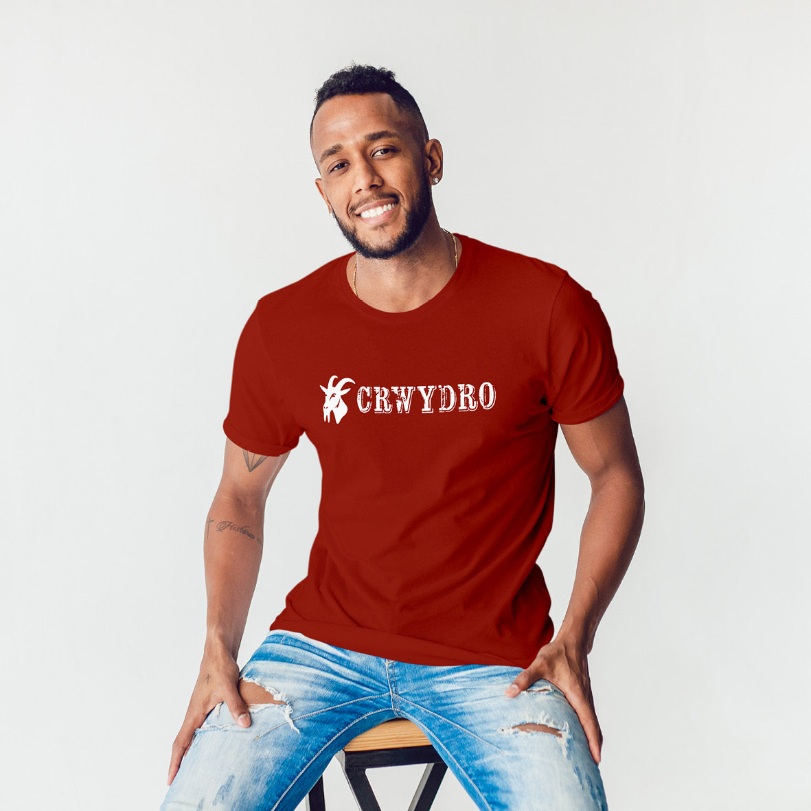 Red "Crwydro" : "Wanderer" T Shirt