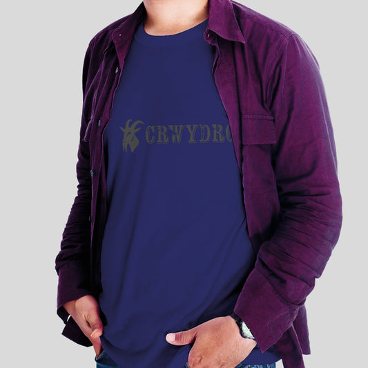 Navy "Crwydro" : "Wanderer" T Shirt