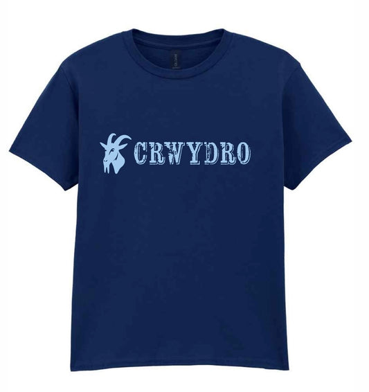Navy Kids Crwydro (Wanderer) T-Shirt