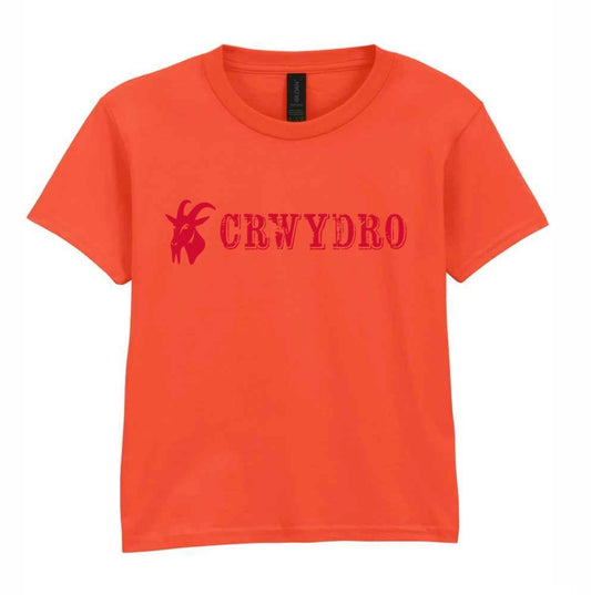 Orange Kids Crwydro (Wanderer) T-Shirt