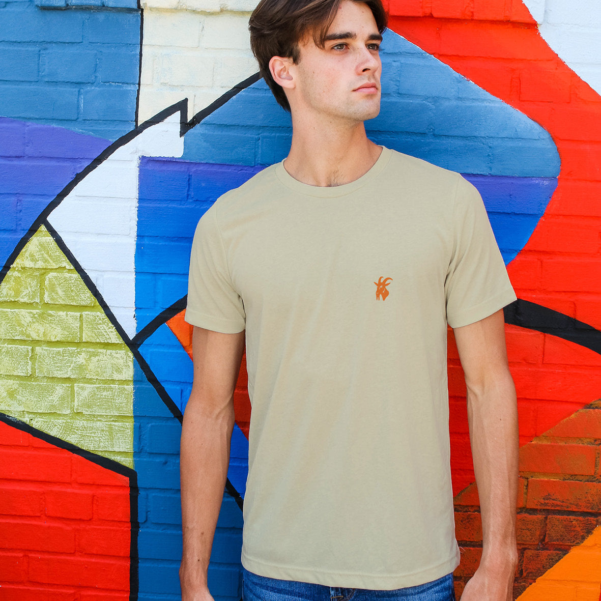 Sand Original Embroidered T-Shirt