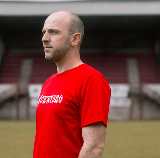 Red "Crwydro" : "Wanderer" T Shirt